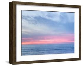 USA, California, La Jolla. Pastel horizon-Ann Collins-Framed Photographic Print