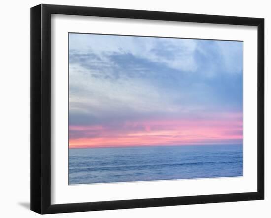 USA, California, La Jolla. Pastel horizon-Ann Collins-Framed Photographic Print