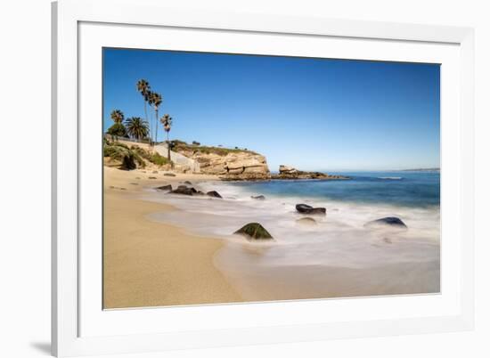 USA, California, La Jolla. Quiet morning at La Jolla Cove-Ann Collins-Framed Photographic Print