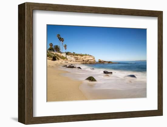 USA, California, La Jolla. Quiet morning at La Jolla Cove-Ann Collins-Framed Photographic Print