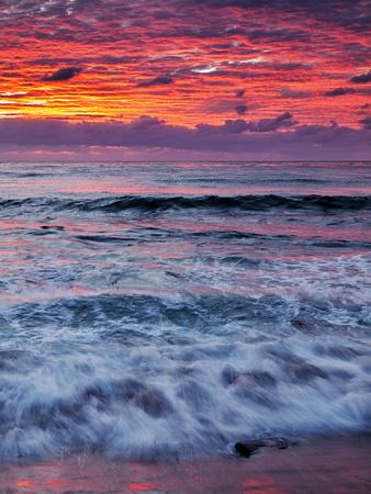 Usa California La Jolla Reflections Of Sunset At Windansea Beach Photographic Print Ann Collins Allposters Com