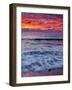 USA, California, La Jolla, Reflections of Sunset at Windansea Beach-Ann Collins-Framed Photographic Print