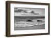 USA, California, La Jolla. Rocks and clouds at Whispering Sands Beach-Ann Collins-Framed Photographic Print