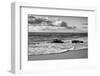 USA, California, La Jolla. Rocks and clouds at Whispering Sands Beach-Ann Collins-Framed Photographic Print