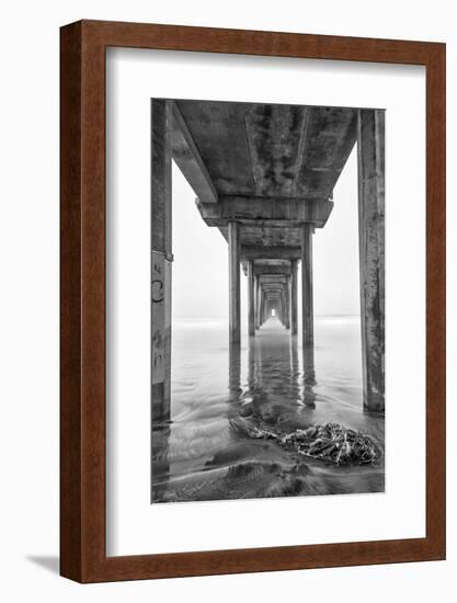 USA, California, La Jolla, Scripps Pier, Sunrise-John Ford-Framed Photographic Print