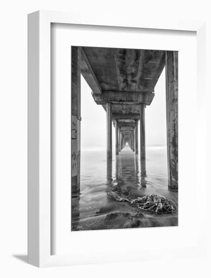 USA, California, La Jolla, Scripps Pier, Sunrise-John Ford-Framed Photographic Print