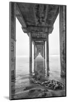 USA, California, La Jolla, Scripps Pier, Sunrise-John Ford-Mounted Photographic Print