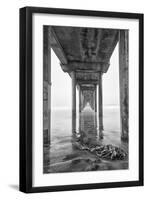 USA, California, La Jolla, Scripps Pier, Sunrise-John Ford-Framed Photographic Print