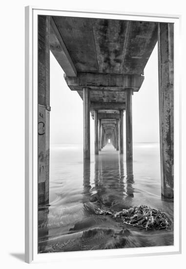 USA, California, La Jolla, Scripps Pier, Sunrise-John Ford-Framed Premium Photographic Print