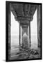 USA, California, La Jolla, Scripps Pier, Sunrise-John Ford-Framed Premium Photographic Print