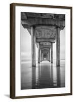 USA, California, La Jolla, Scripps Pier, Sunrise-John Ford-Framed Photographic Print