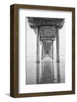 USA, California, La Jolla, Scripps Pier, Sunrise-John Ford-Framed Photographic Print