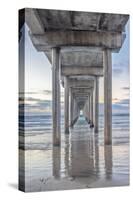 USA, California, La Jolla, Scripps Pier-Rob Tilley-Stretched Canvas