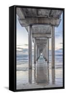 USA, California, La Jolla, Scripps Pier-Rob Tilley-Framed Stretched Canvas