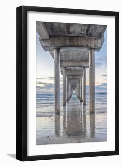 USA, California, La Jolla, Scripps Pier-Rob Tilley-Framed Premium Photographic Print