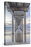 USA, California, La Jolla, Scripps Pier-Rob Tilley-Stretched Canvas