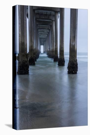 USA, California, La Jolla, Scripps Pier-Peter Hawkins-Stretched Canvas