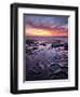 USA, California, La Jolla, Sunset at Coast Boulevard Park-Ann Collins-Framed Photographic Print