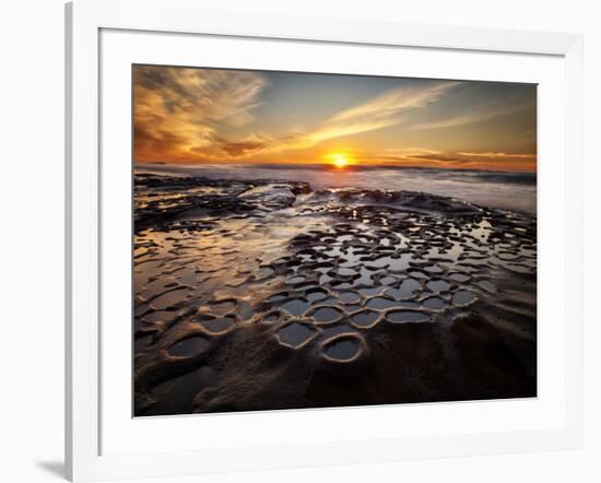 USA, California, La Jolla, Sunset at Hospital Reef-Ann Collins-Framed Photographic Print