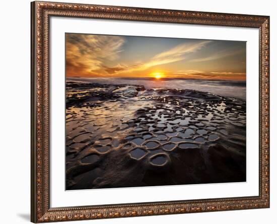 USA, California, La Jolla, Sunset at Hospital Reef-Ann Collins-Framed Photographic Print