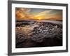 USA, California, La Jolla, Sunset at Hospital Reef-Ann Collins-Framed Photographic Print