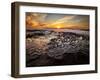 USA, California, La Jolla, Sunset at Hospital Reef-Ann Collins-Framed Photographic Print