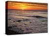 USA, California, La Jolla, Sunset from Boomer Beach-Ann Collins-Stretched Canvas