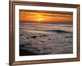 USA, California, La Jolla, Sunset from Boomer Beach-Ann Collins-Framed Photographic Print