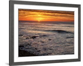 USA, California, La Jolla, Sunset from Boomer Beach-Ann Collins-Framed Photographic Print