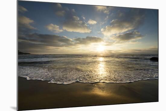 USA, California, La Jolla. Sunset over beach.-Jaynes Gallery-Mounted Photographic Print