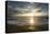 USA, California, La Jolla. Sunset over beach.-Jaynes Gallery-Stretched Canvas