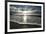 USA, California, La Jolla. Sunset over beach.-Jaynes Gallery-Framed Premium Photographic Print