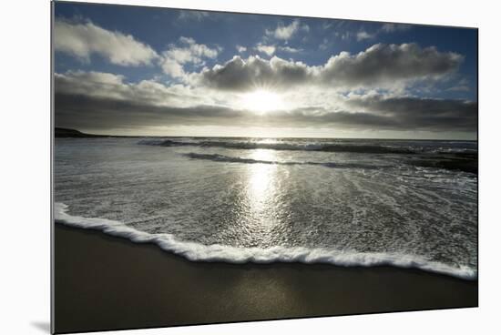 USA, California, La Jolla. Sunset over beach.-Jaynes Gallery-Mounted Premium Photographic Print