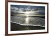 USA, California, La Jolla. Sunset over beach.-Jaynes Gallery-Framed Photographic Print