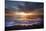 USA, California, La Jolla. Sunset over beach.-Jaynes Gallery-Mounted Premium Photographic Print