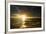 USA, California, La Jolla. Sunset over beach.-Jaynes Gallery-Framed Premium Photographic Print