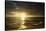 USA, California, La Jolla. Sunset over beach.-Jaynes Gallery-Stretched Canvas