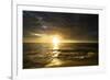 USA, California, La Jolla. Sunset over beach.-Jaynes Gallery-Framed Photographic Print