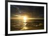 USA, California, La Jolla. Sunset over beach.-Jaynes Gallery-Framed Photographic Print