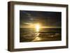 USA, California, La Jolla. Sunset over beach.-Jaynes Gallery-Framed Photographic Print