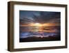 USA, California, La Jolla. Sunset over beach.-Jaynes Gallery-Framed Photographic Print