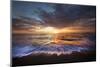 USA, California, La Jolla. Sunset over beach.-Jaynes Gallery-Mounted Photographic Print