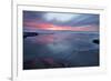 USA, California, La Jolla. Sunset over beach.-Jaynes Gallery-Framed Photographic Print