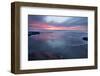 USA, California, La Jolla. Sunset over beach.-Jaynes Gallery-Framed Photographic Print