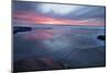 USA, California, La Jolla. Sunset over beach.-Jaynes Gallery-Mounted Photographic Print