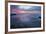 USA, California, La Jolla. Sunset over beach.-Jaynes Gallery-Framed Premium Photographic Print