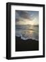 USA, California, La Jolla. Sunset over beach.-Jaynes Gallery-Framed Photographic Print