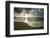 USA, California, La Jolla. Sunset over beach.-Jaynes Gallery-Framed Photographic Print