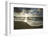 USA, California, La Jolla. Sunset over beach.-Jaynes Gallery-Framed Photographic Print