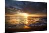 USA, California, La Jolla. Sunset over beach.-Jaynes Gallery-Mounted Premium Photographic Print